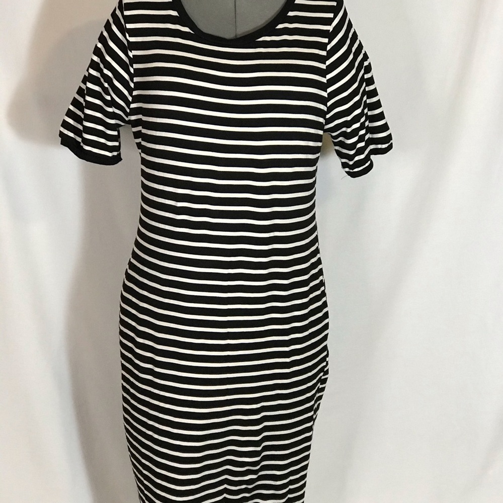 Heart Hips black/white dress